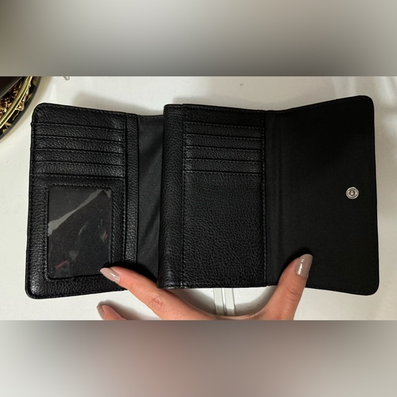 Canvas and leather wallet - Picture 2 of 4